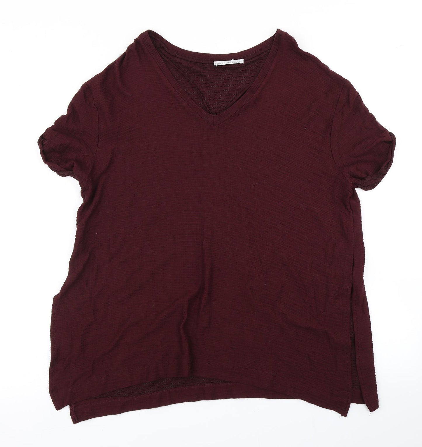 Zara Womens Purple   Basic T-Shirt Size M