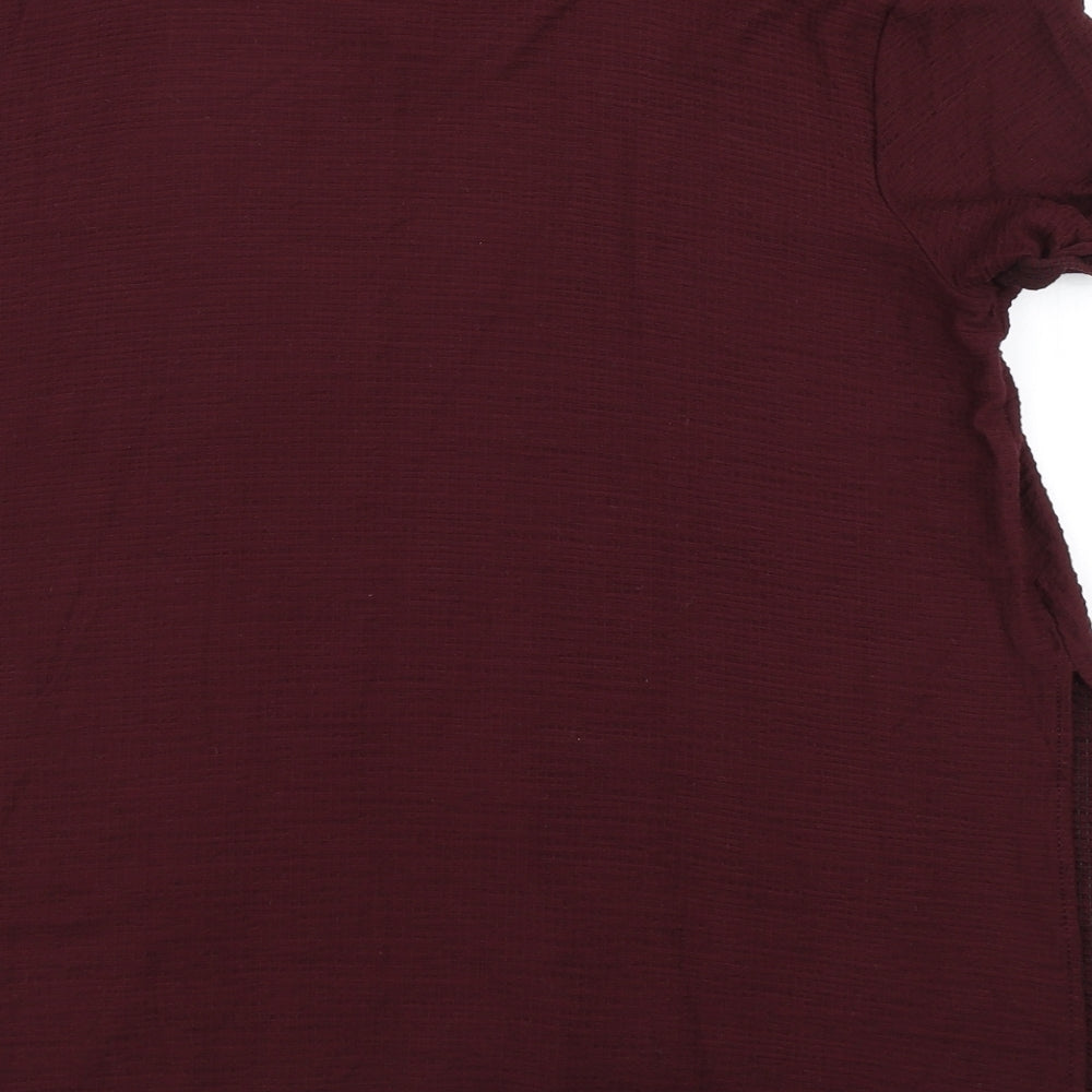 Zara Womens Purple   Basic T-Shirt Size M