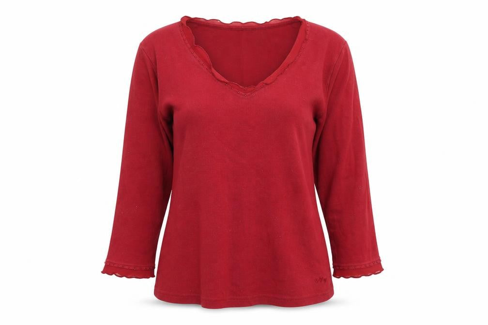 Per Una Womens Red   Pullover Sweatshirt Size 12