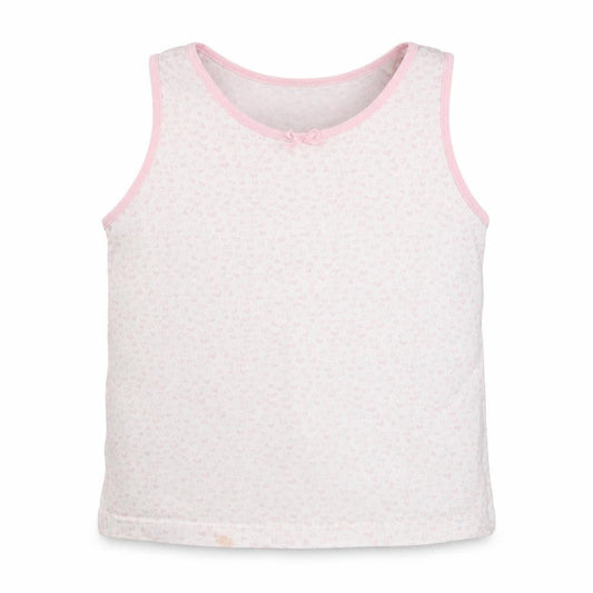 Primark Girls Pink Geometric  Camisole T-Shirt Size 6-7 Years