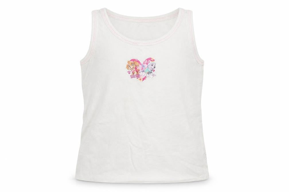 Preworn Girls White   Camisole Tank Size 4-5 Years