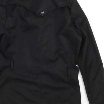 VSKa Womens Black   Overcoat Coat One Size