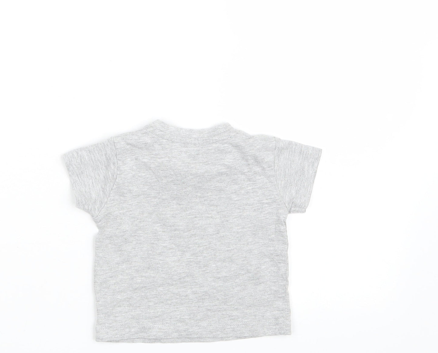 Matalan Baby Grey   Basic T-Shirt Size 0-3 Months