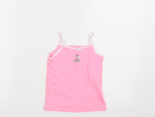 Primark Girls Pink   Camisole T-Shirt Size 4-5 Years