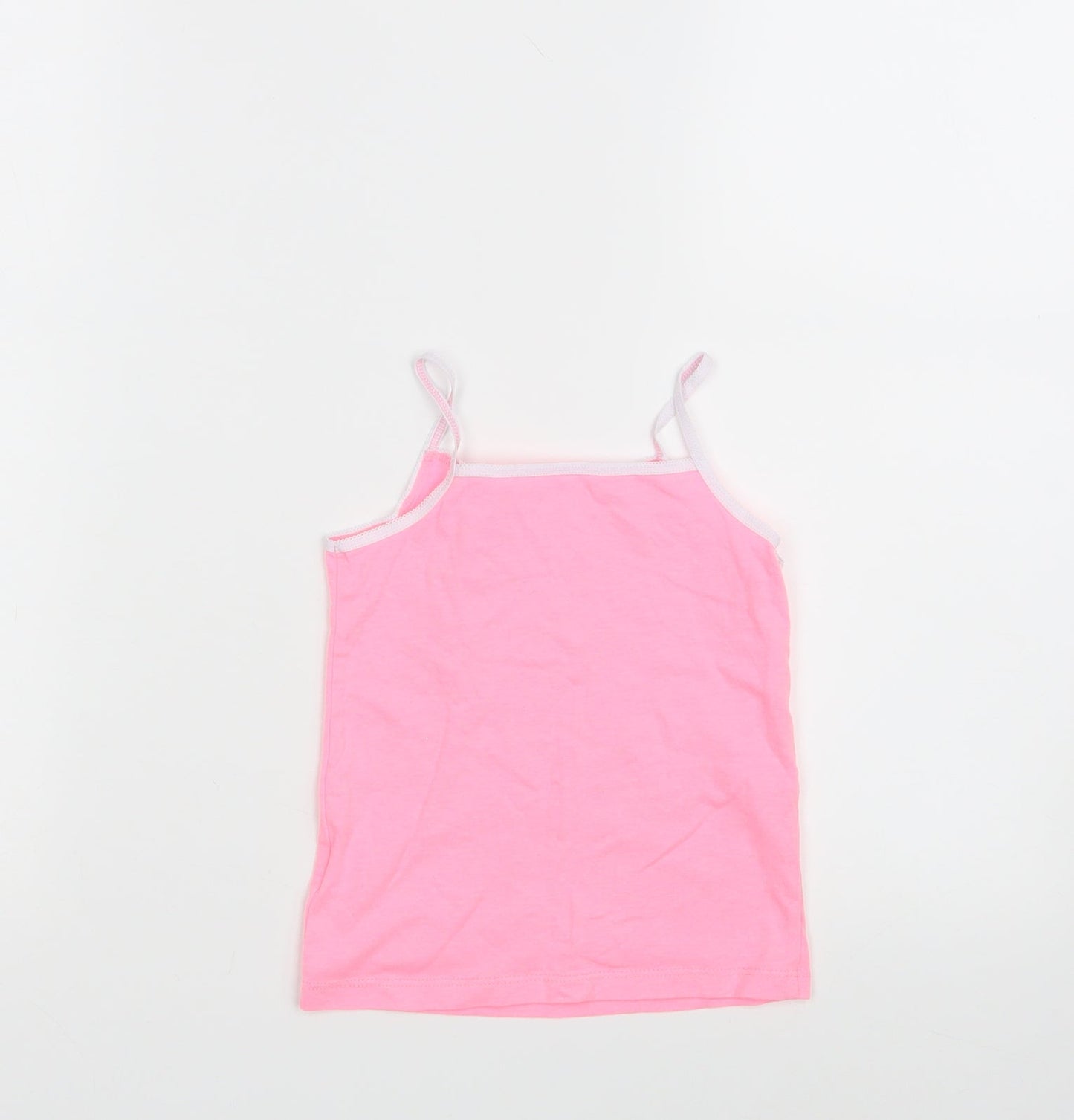 Primark Girls Pink   Camisole T-Shirt Size 4-5 Years