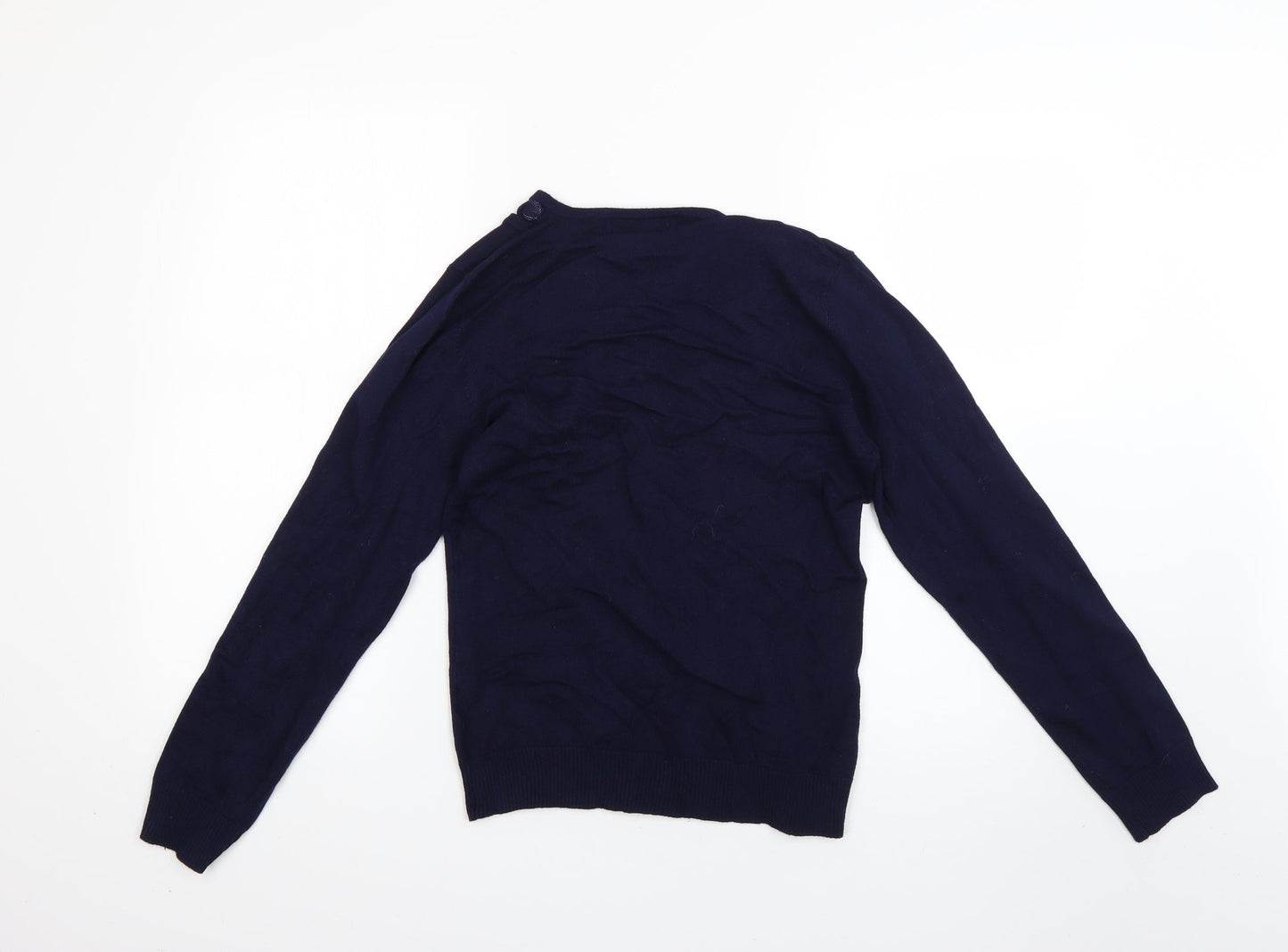 just elegant Womens Blue   Pullover Jumper Size S