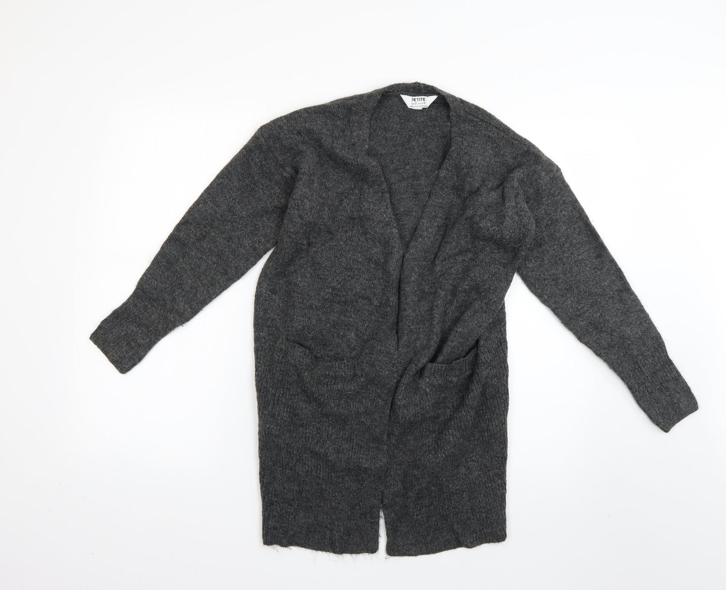 Dorothy Perkins Womens Grey   Cardigan Jumper Size S