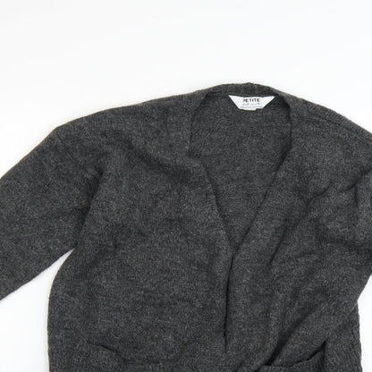 Dorothy Perkins Womens Grey   Cardigan Jumper Size S