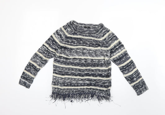 M&Co Womens Multicoloured Striped  Pullover Jumper Size 12