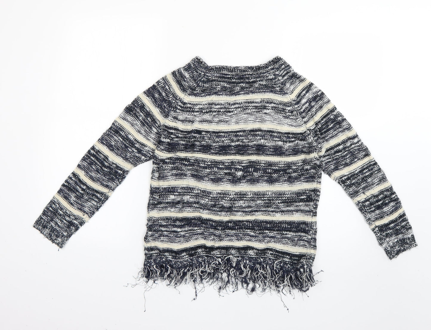 M&Co Womens Multicoloured Striped  Pullover Jumper Size 12