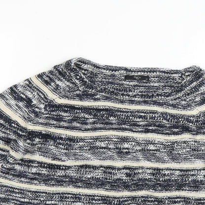 M&Co Womens Multicoloured Striped  Pullover Jumper Size 12