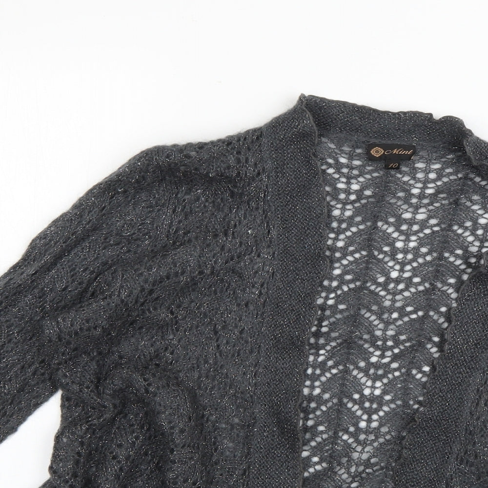 Mint Womens Grey   Cardigan Jumper Size 10