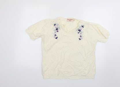 EWM Womens White   Pullover Jumper Size 18