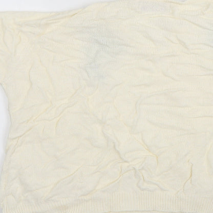 EWM Womens White   Pullover Jumper Size 18