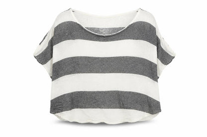 ASOS Womens Multicoloured Striped  Basic T-Shirt Size 6