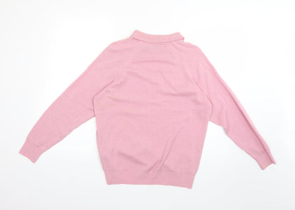 Preloved dunedin Womens Pink   Pullover Jumper Size 38 - Back