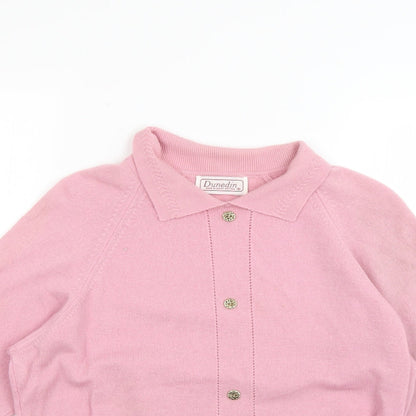 Preloved dunedin Womens Pink   Pullover Jumper Size 38 - Detail