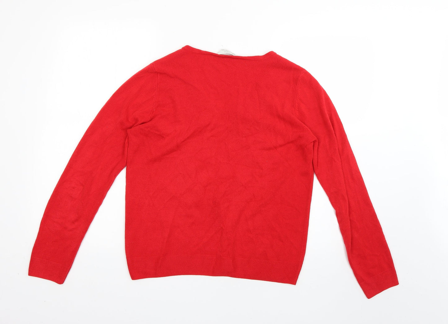 BHS Womens Red   Pullover Jumper Size 14
