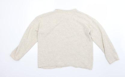 Preloved George Womens Beige   Pullover Jumper Size 16 - Back