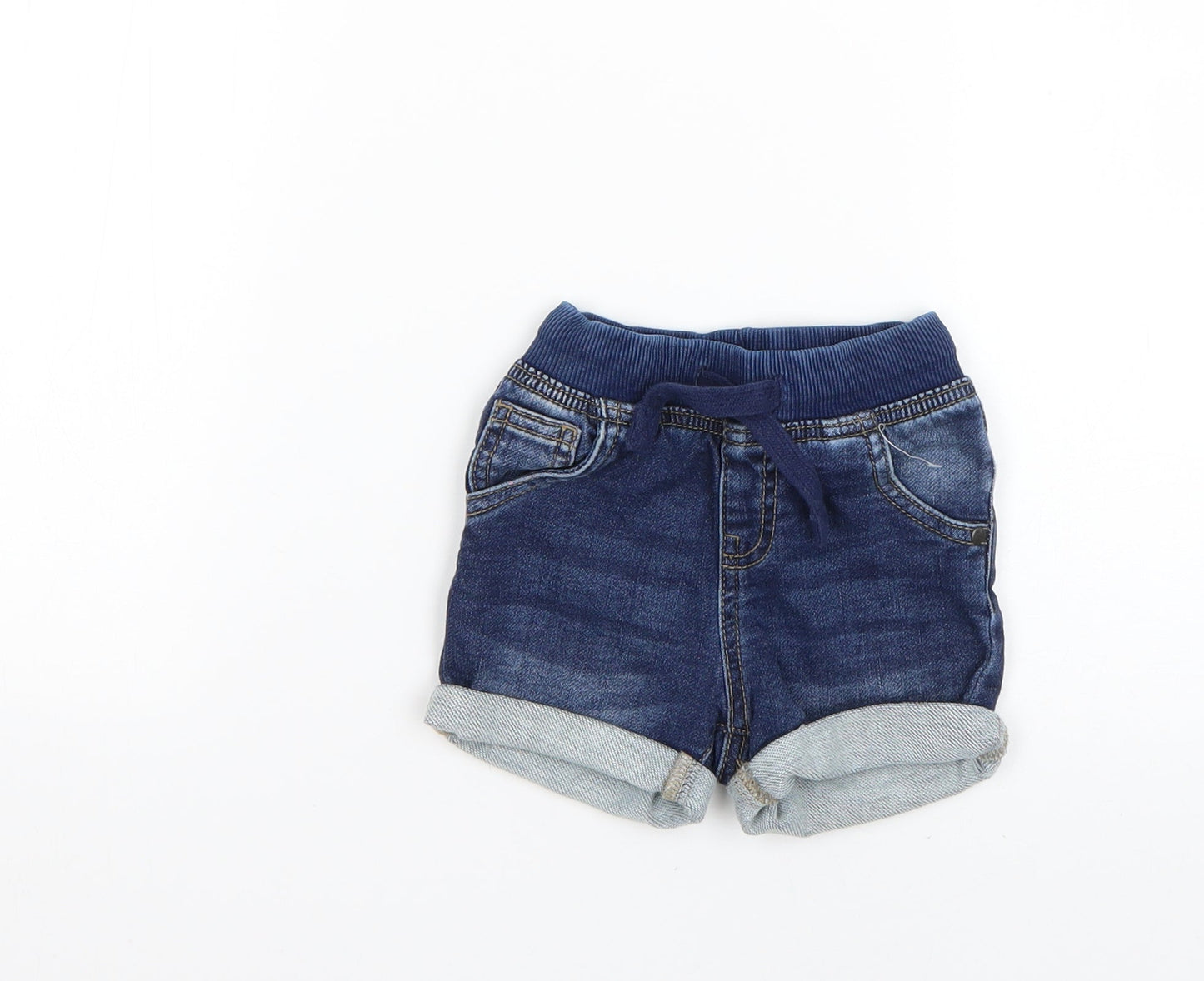 Matalan Baby Blue   Cropped Trousers Size 9-12 Months