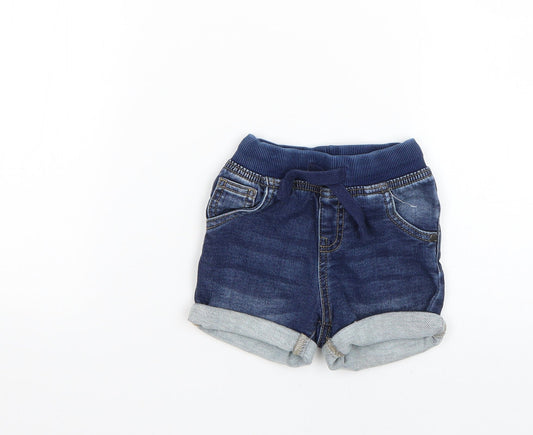 Matalan Baby Blue   Cropped Trousers Size 9-12 Months