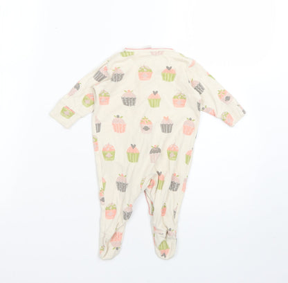 Next Baby Beige Geometric  Babygrow One-Piece One Size