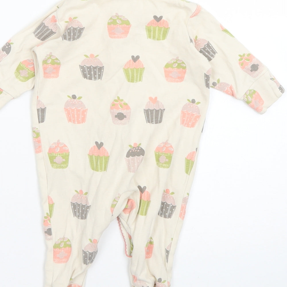 NEXT Baby Beige Geometric  Babygrow One-Piece One Size