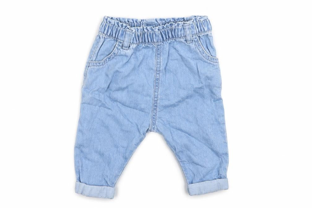 fred & flo Baby Blue   Cropped Trousers Size 0-3 Months