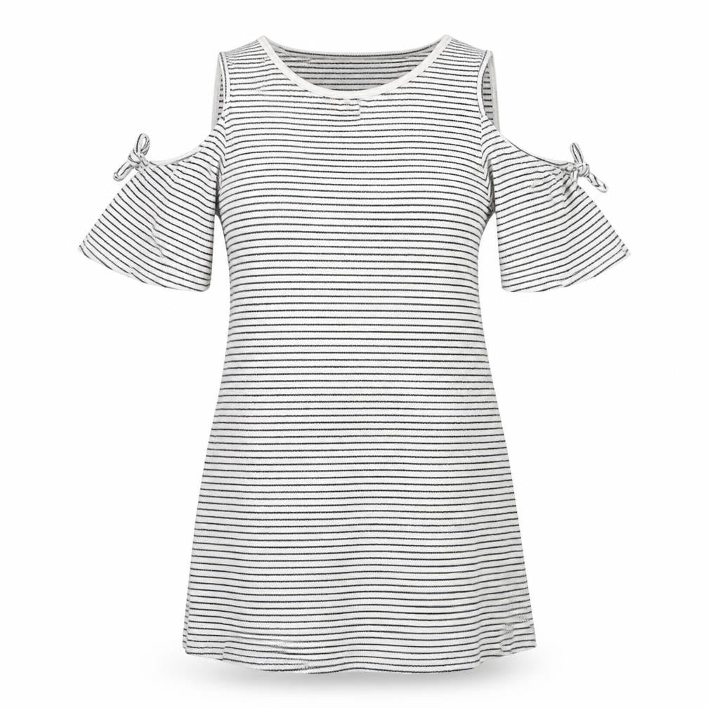 F&F Womens White Striped  Mini  Size 10
