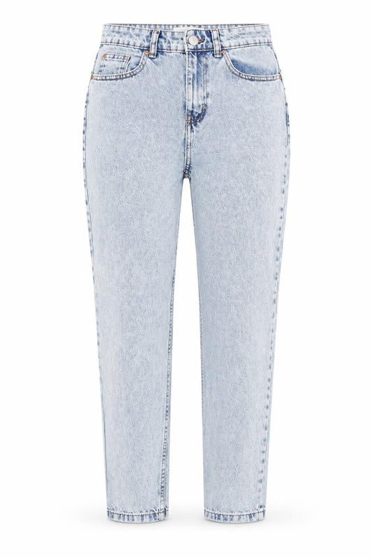 Denim & Co. Womens Blue  Denim Straight Jeans Size 6 L28 in