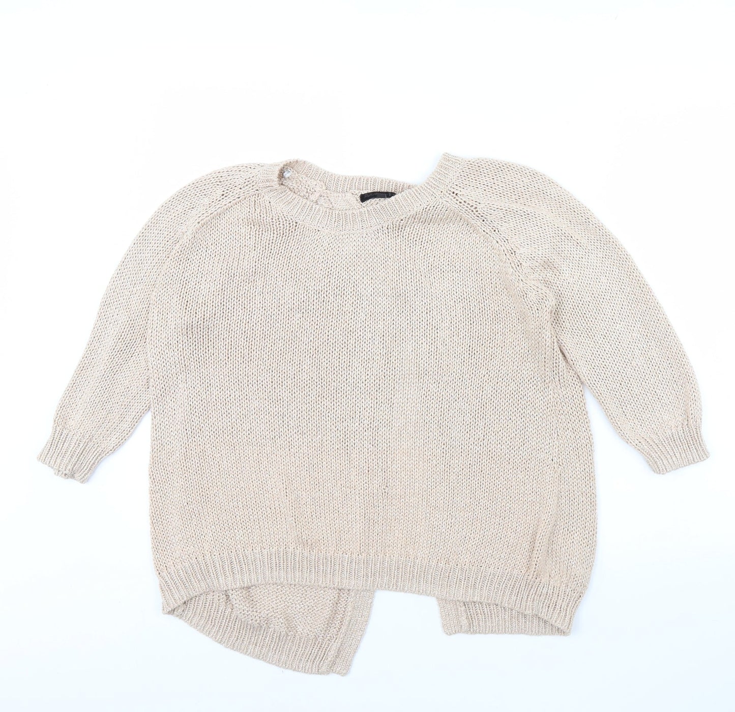 New Look Womens Beige   Pullover Jumper Size 14