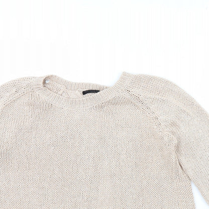 New Look Womens Beige   Pullover Jumper Size 14