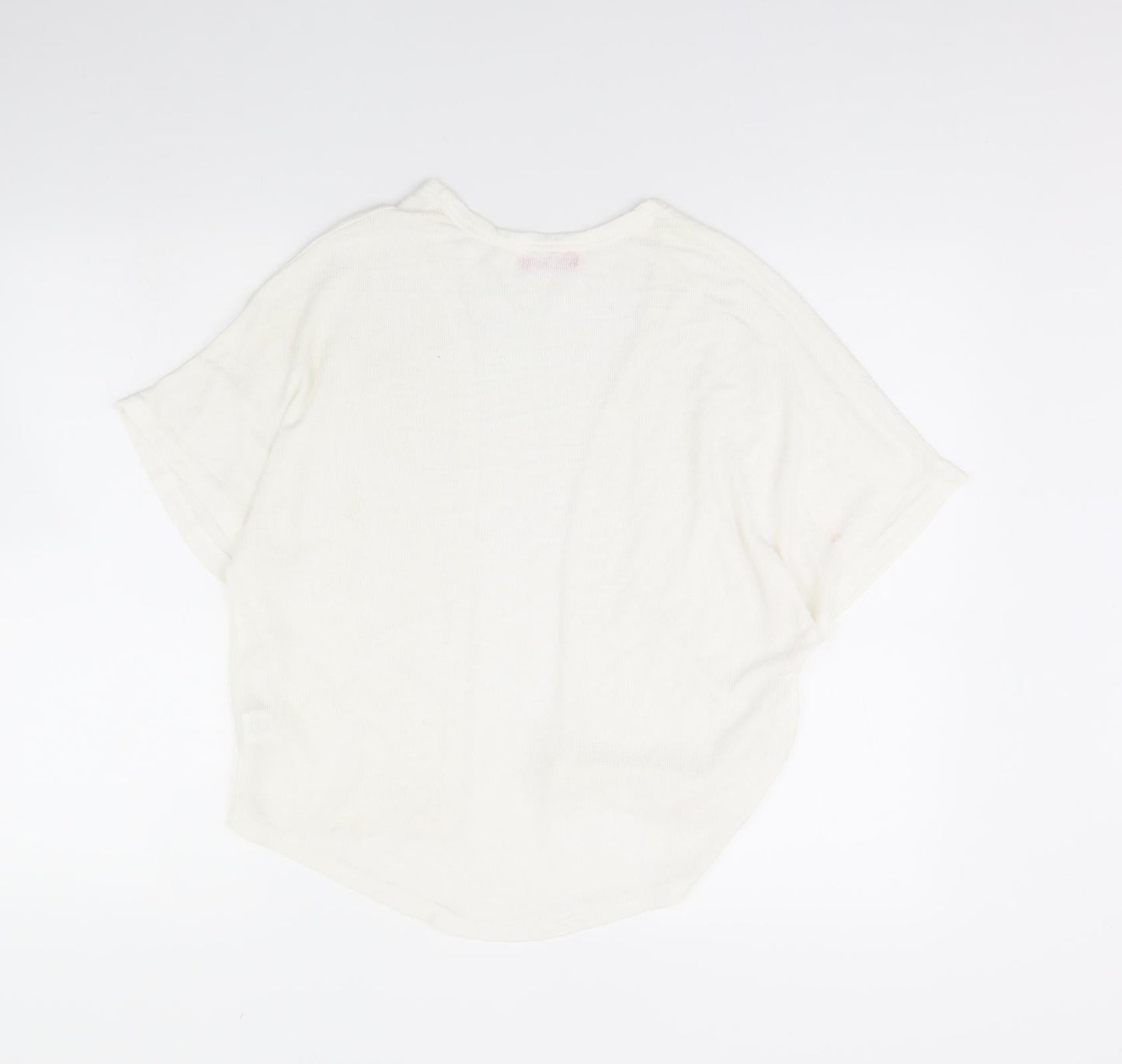 YD Girls White   Cardigan Jumper Size 9 Years