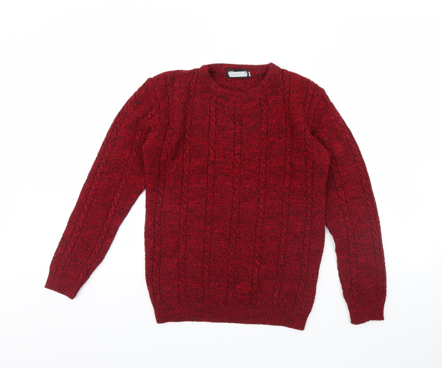 Choice Womens Red   Pullover Jumper Size S