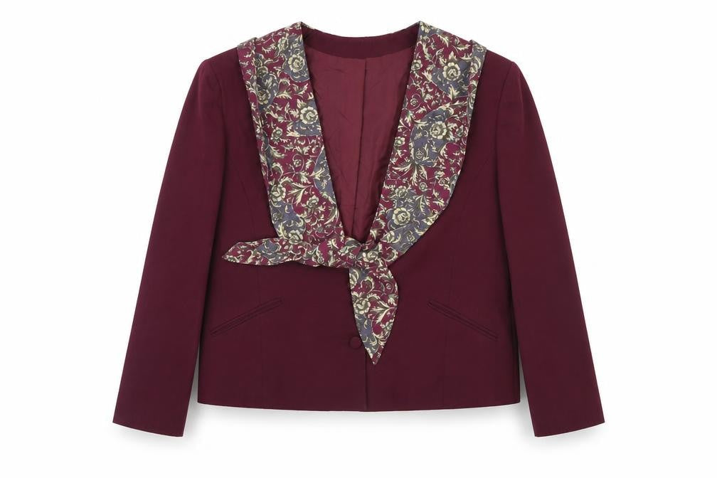 Preworn Womens Purple   Jacket  Size 18  - Shoulder Pads