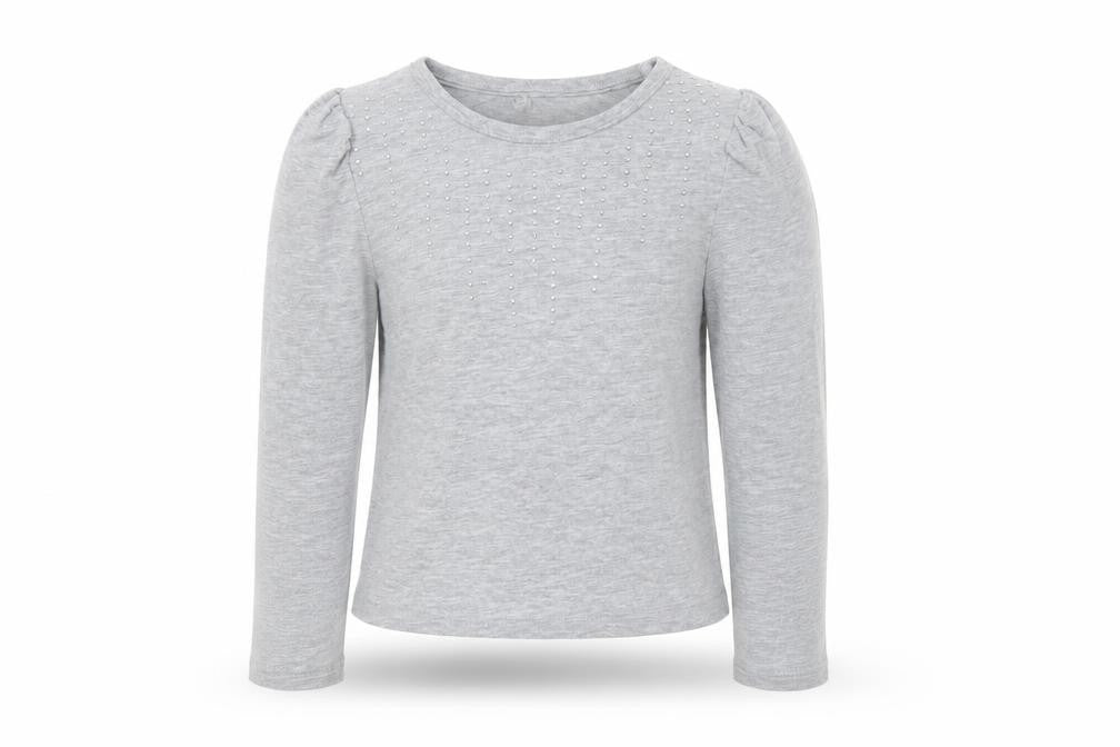 George Girls Grey   Basic T-Shirt Size 8 Years