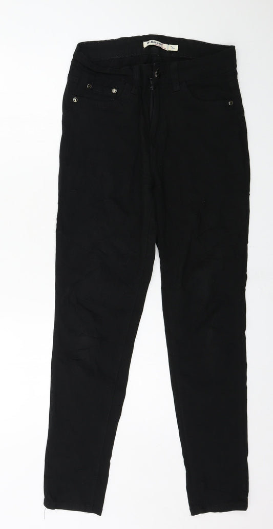 G-Smack Womens Black   Trousers  Size 10 L27 in