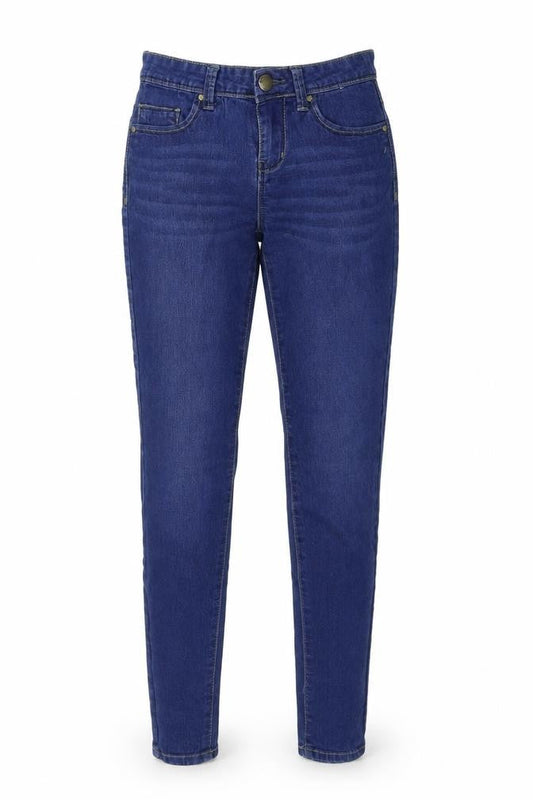 Denim & Co. Womens Blue  Denim Skinny Jeans Size 4 L28 in