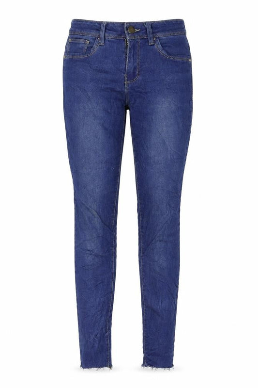 Denim & Co. Womens Blue  Denim Skinny Jeans Size 4 L28 in