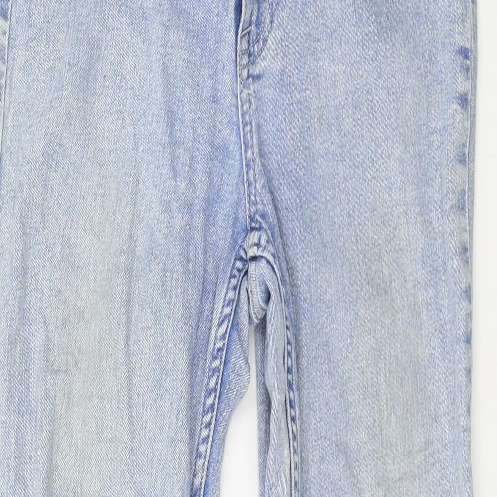 H&M Womens Blue  Denim Skinny Jeans Size 8 L27 in