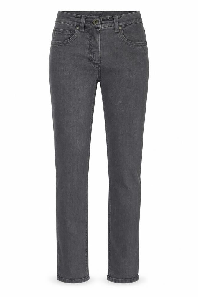 Preworn Womens Grey  Denim Skinny Jeans Size 8 L30 in