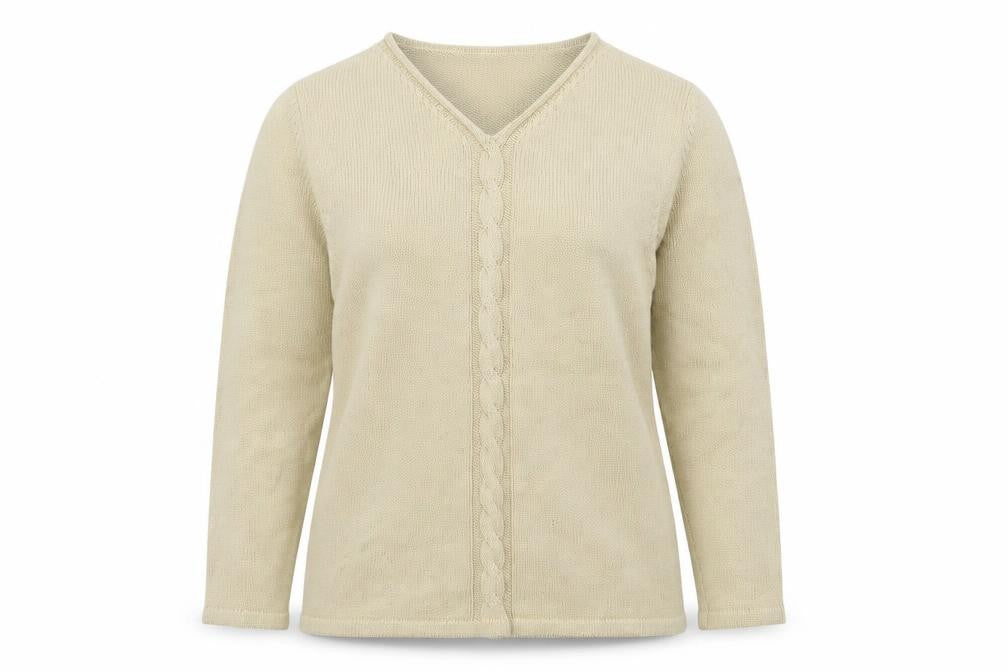 Cotswold Womens Beige  Knit Pullover Jumper Size 8