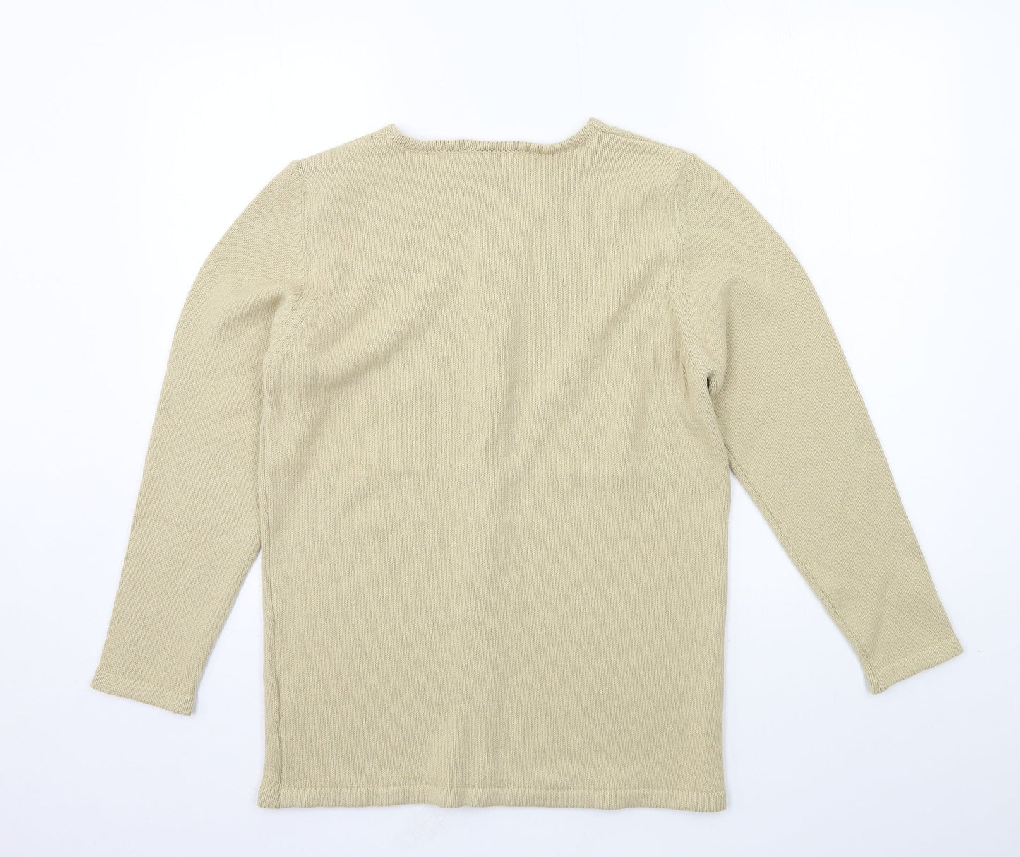 Cotswold Womens Beige  Knit Pullover Jumper Size 8
