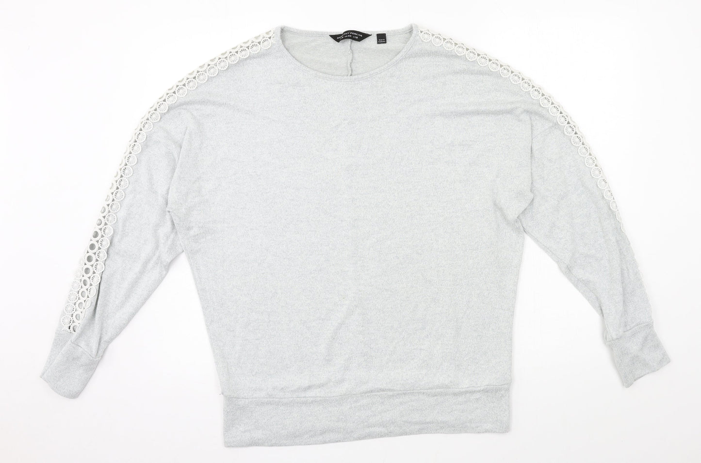 Dorothy Perkins Womens Grey  Knit Pullover Jumper Size 12