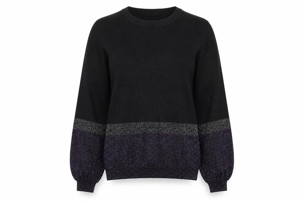 George Womens Black  Knit Pullover Jumper Size 8