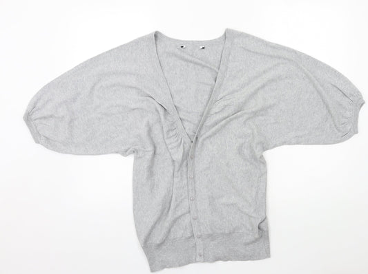 Debenhams Womens Green  Knit Cardigan Jumper Size 14