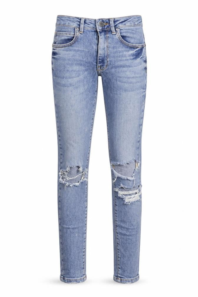 Gina Womens Blue  Denim Skinny Jeans Size 6 L29 in