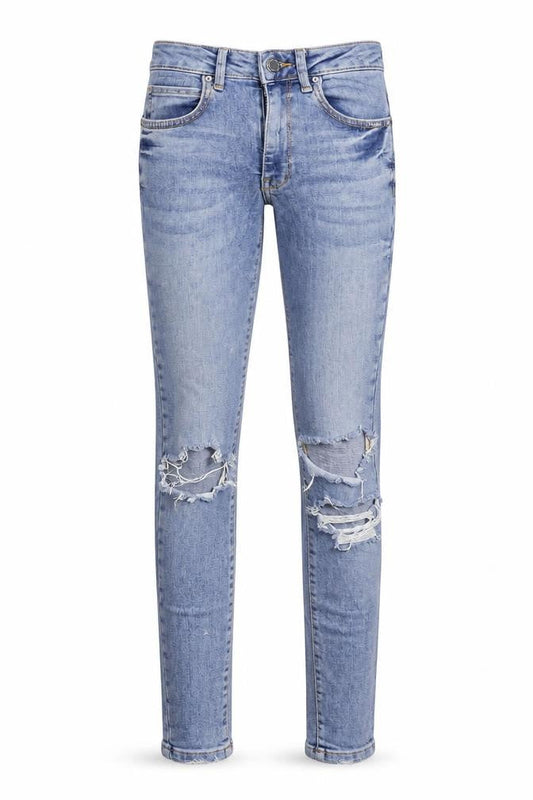Gina Womens Blue  Denim Skinny Jeans Size 6 L29 in