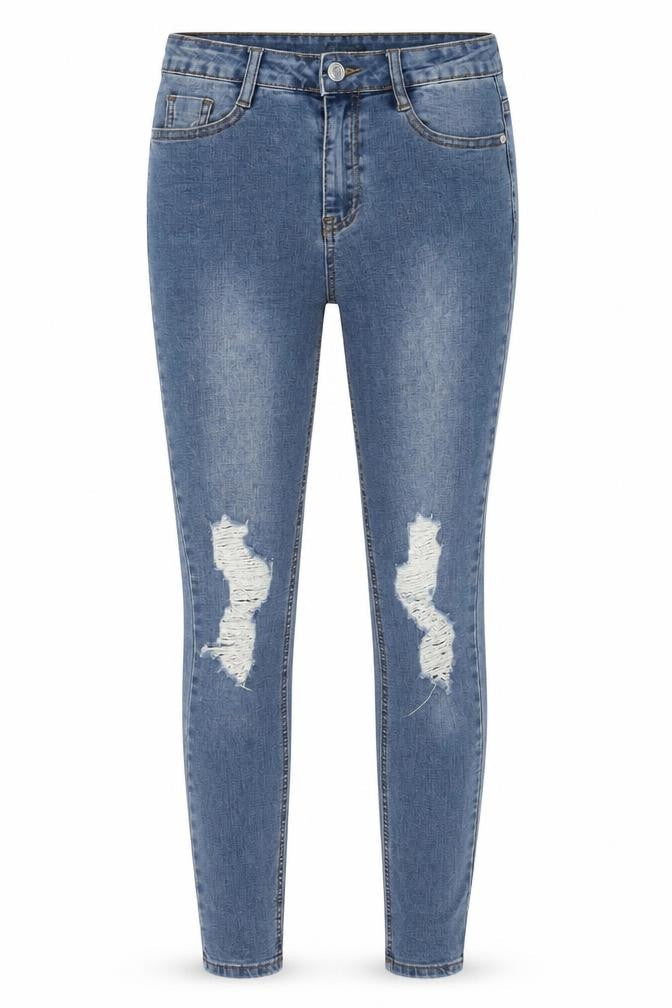 Missguided Womens Blue  Denim Skinny Jeans Size 10 L30 in