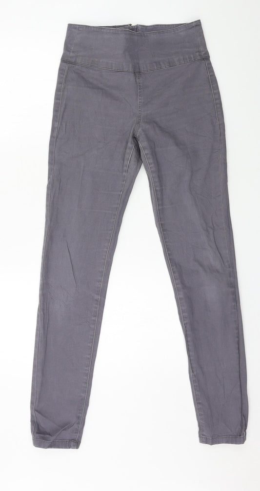 Pieces Womens Grey  Denim Skinny Jeans Size S L29 in